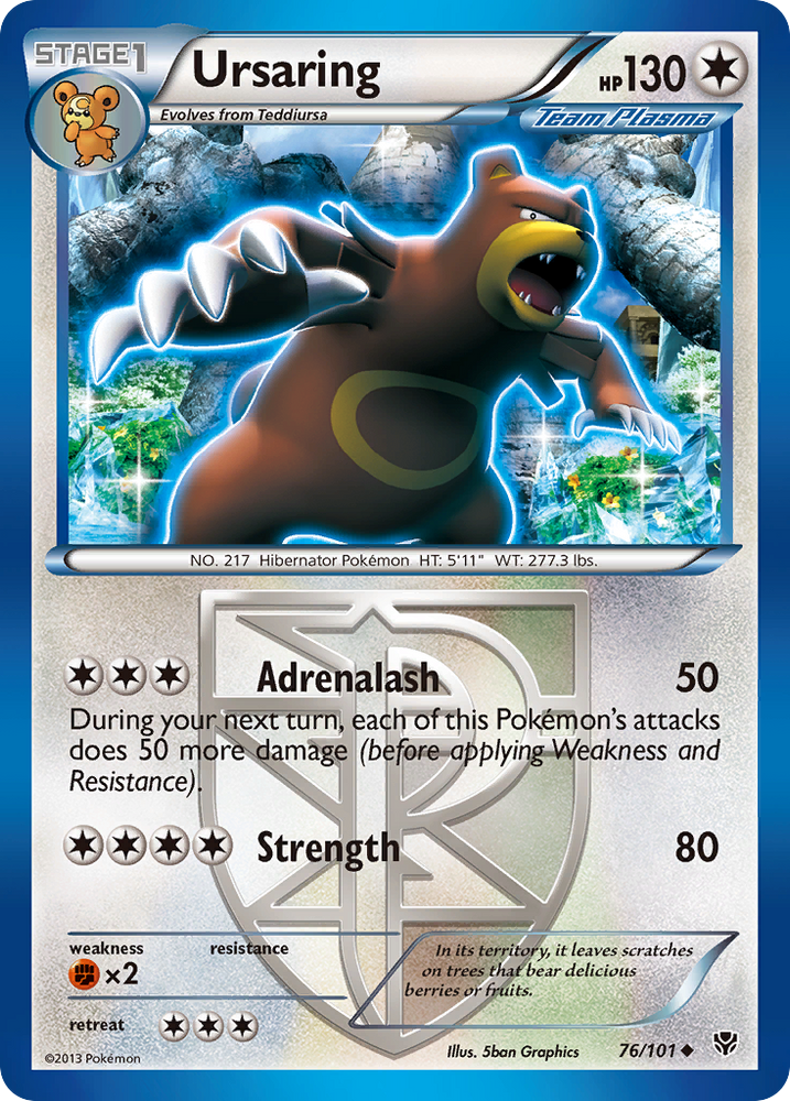 Pokemon | Ursaring (76/101) [Black & White: Plasma Blast] | The Nerd Merchant