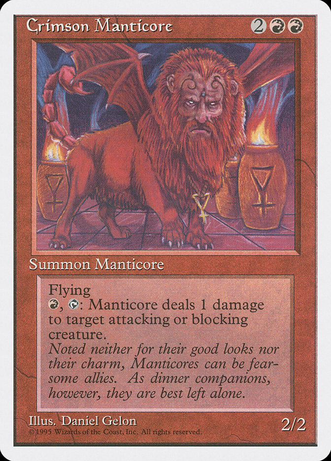 Magic | Crimson Manticore [Fourth Edition] | The Nerd Merchant