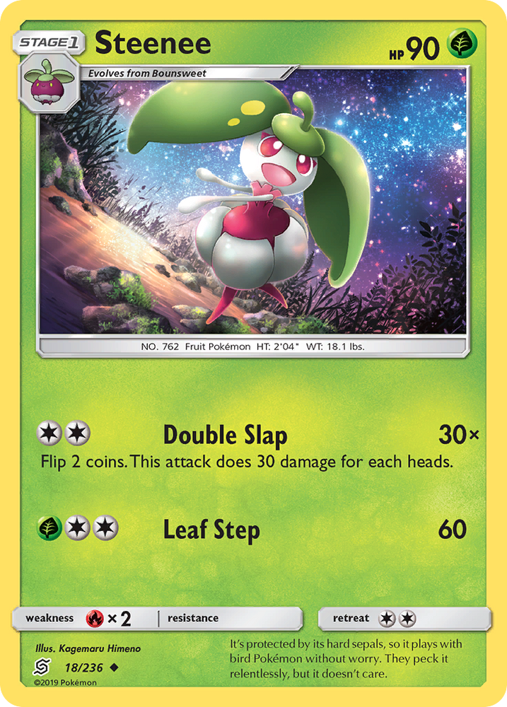 Pokemon | Steenee (18/236) [Sun & Moon: Unified Minds] | The Nerd Merchant