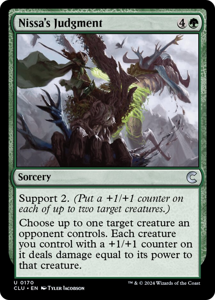 Magic | Nissa's Judgment [Ravnica: Clue Edition] | The Nerd Merchant