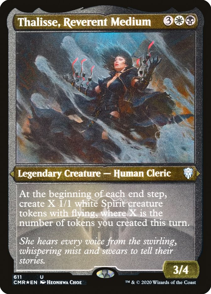 Magic | Thalisse, Reverent Medium (Etched) [Commander Legends] | The Nerd Merchant