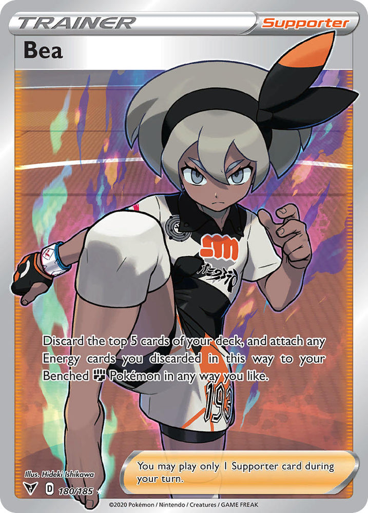 Pokemon | Bea (180/185) [Sword & Shield: Vivid Voltage] | The Nerd Merchant