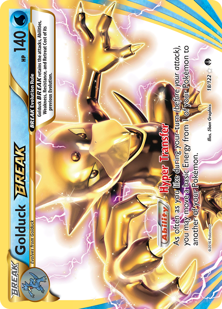 Pokemon | Golduck BREAK (18/122) [XY: BREAKpoint] | The Nerd Merchant