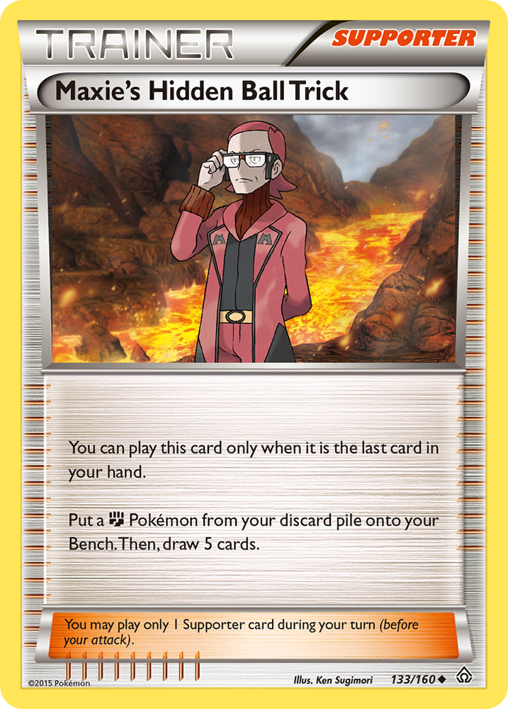 Pokemon | Maxie's Hidden Ball Trick (133/160) [XY: Primal Clash] | The Nerd Merchant
