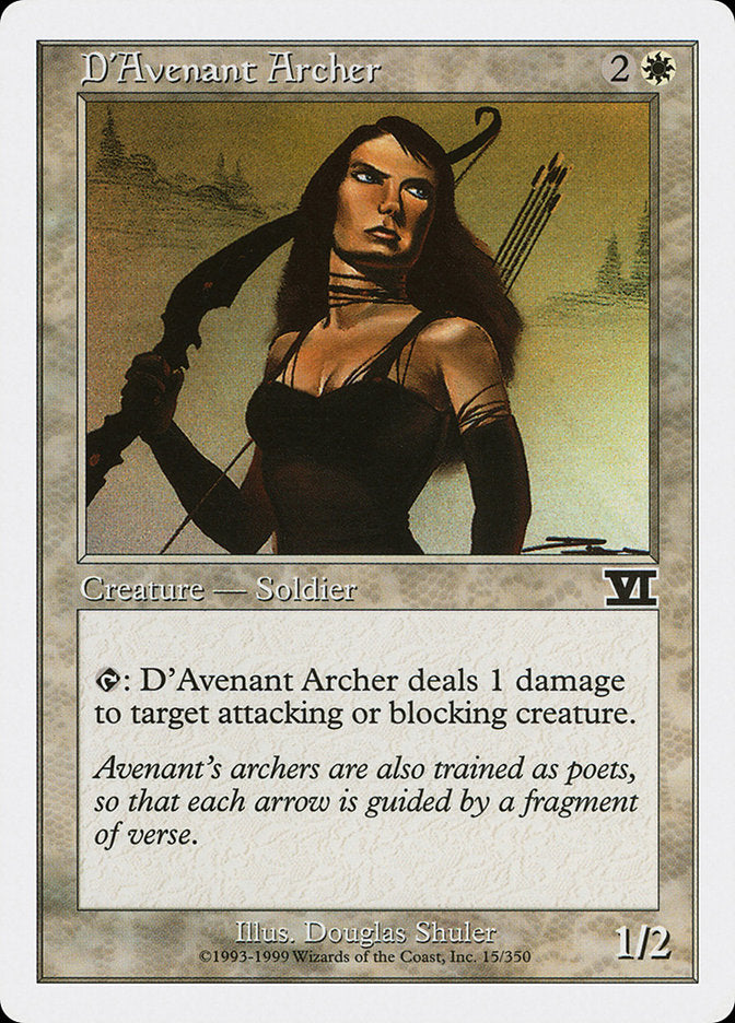 Magic | D'Avenant Archer [Classic Sixth Edition] | The Nerd Merchant