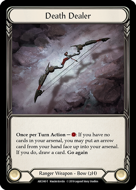 Flesh and Blood TCG | Death Dealer // Viserai, Rune Blood [ARC040 // ARC076] (Arcane Rising)  1st Edition Normal | The Nerd Merchant