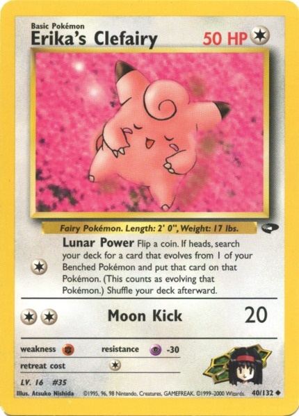 Pokemon | Erika's Clefairy (40/132) [Gym Challenge Unlimited] | The Nerd Merchant