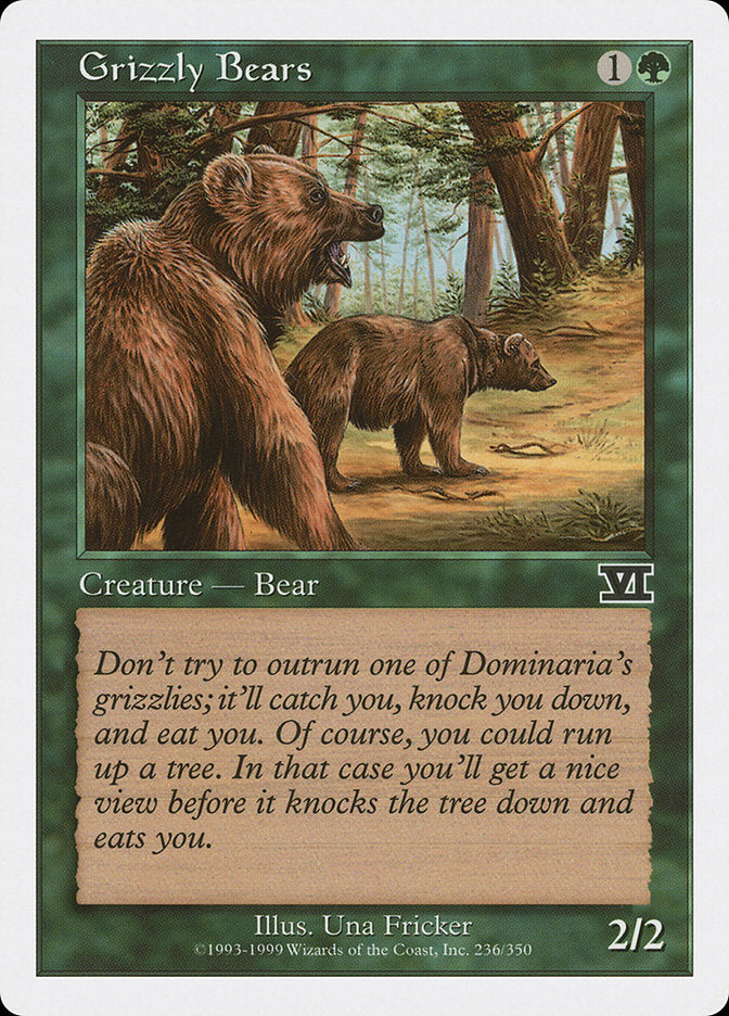 Magic | Grizzly Bears [Classic Sixth Edition] | The Nerd Merchant