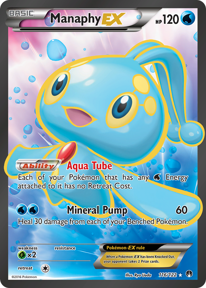 Pokemon | Manaphy EX (116/122) [XY: BREAKpoint] | The Nerd Merchant