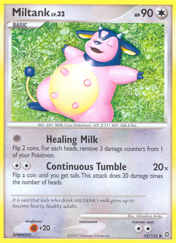 Pokemon | Miltank (55/132) [Diamond & Pearl: Secret Wonders] | The Nerd Merchant