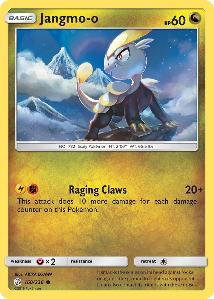 Pokemon| Jangmo-o (160/236) [Sun & Moon: Cosmic Eclipse] | The Nerd Merchant