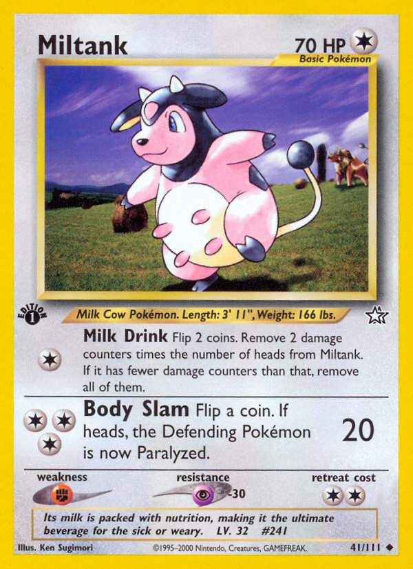 Pokemon | Miltank (41/111) [Neo Genesis 1st Edition] | The Nerd Merchant