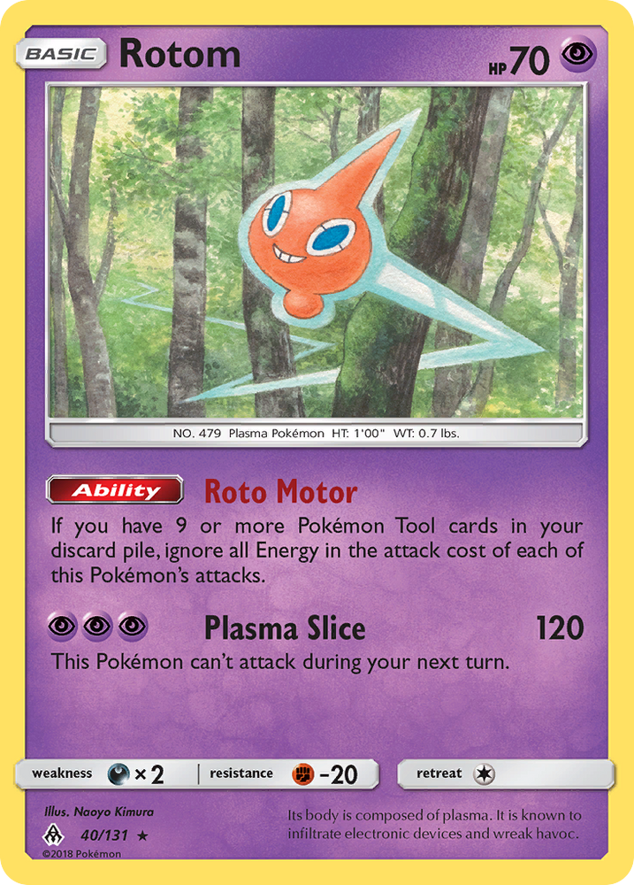Pokemon | Rotom (40/131) [Sun & Moon: Forbidden Light] | The Nerd Merchant