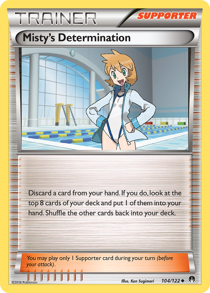 Pokemon | Misty's Determination (104/122) [XY: BREAKpoint] | The Nerd Merchant