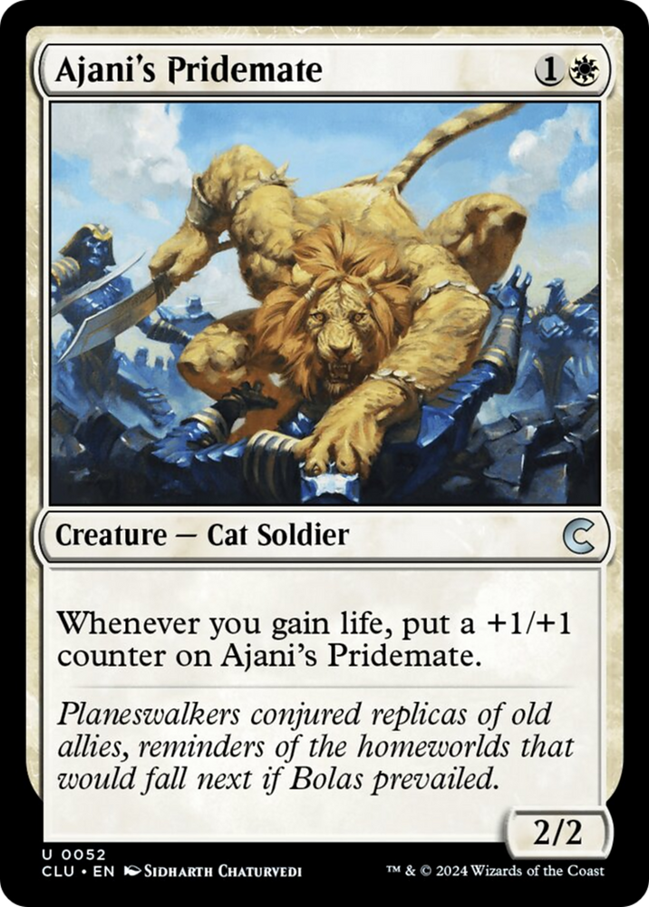 Magic | Ajani's Pridemate [Ravnica: Clue Edition] | The Nerd Merchant