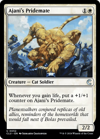 Magic | Ajani's Pridemate [Ravnica: Clue Edition] | The Nerd Merchant
