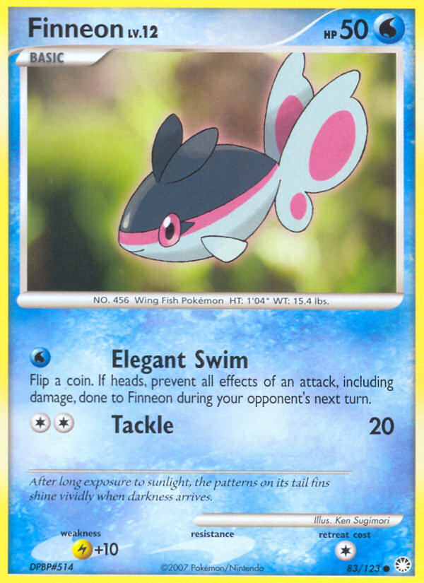 Pokemon | Finneon (83/123) [Diamond & Pearl: Mysterious Treasures] | The Nerd Merchant