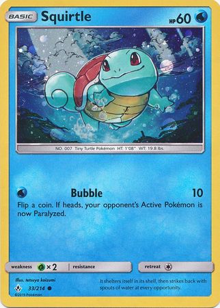 Pokemon | Squirtle (33/214) (Premium Collection Promo) [Sun & Moon: Unbroken Bonds] | The Nerd Merchant