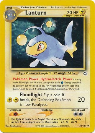 Pokemon | Lanturn (38/111) [Neo Genesis Unlimited] | The Nerd Merchant