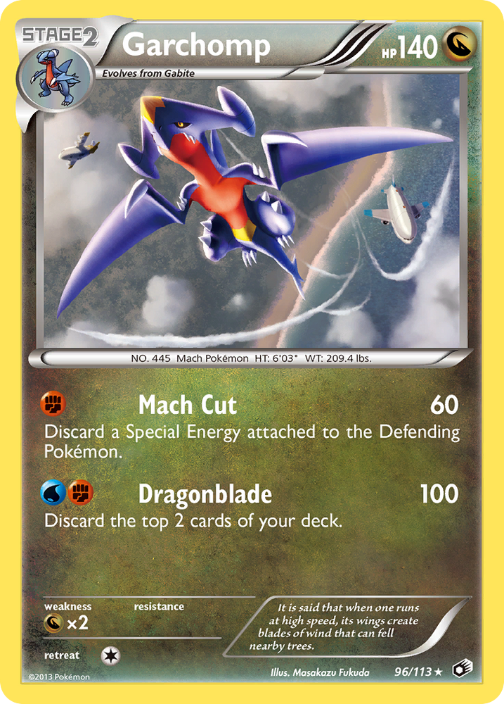 Pokemon | Garchomp (96/113) [Black & White: Legendary Treasures] | The Nerd Merchant