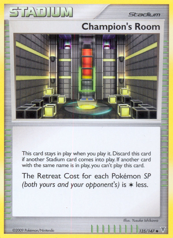 Pokemon | Champion's Room (135/147) [Platinum: Supreme Victors] | The Nerd Merchant