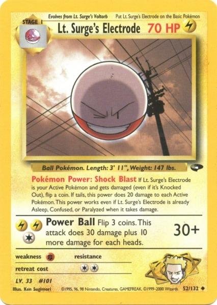 Pokemon | Lt. Surge's Electrode (52/132) [Gym Challenge Unlimited] | The Nerd Merchant