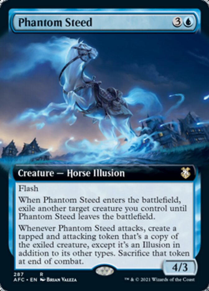 Magic | Phantom Steed (Extended Art) [Dungeons & Dragons: Adventures in the Forgotten Realms Commander] | The Nerd Merchant