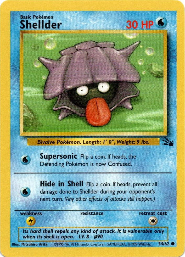 Pokemon | Shellder (54/62) [Fossil Unlimited] | The Nerd Merchant