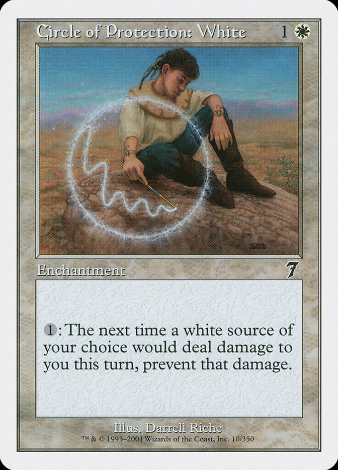Magic | Circle of Protection: White [Seventh Edition] | The Nerd Merchant