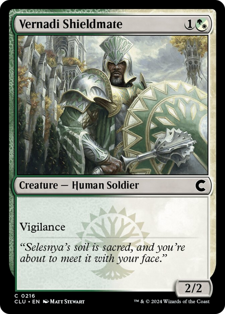 Magic | Vernadi Shieldmate [Ravnica: Clue Edition] | The Nerd Merchant
