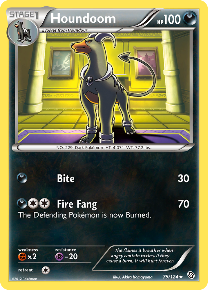 Pokemon | Houndoom (75/124) [Black & White: Dragons Exalted] | The Nerd Merchant