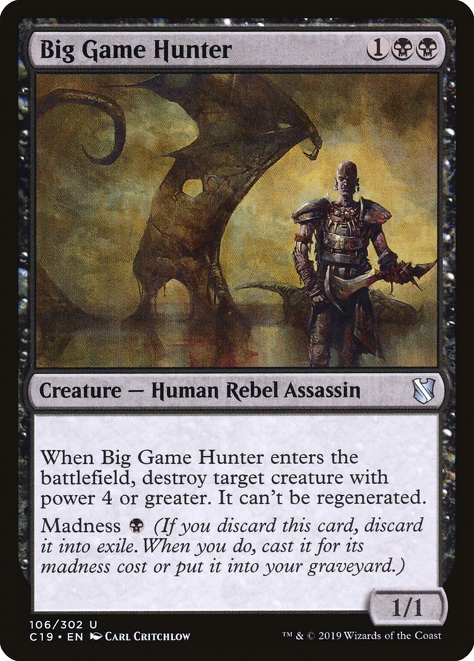 Magic | Big Game Hunter [Commander 2019] | The Nerd Merchant