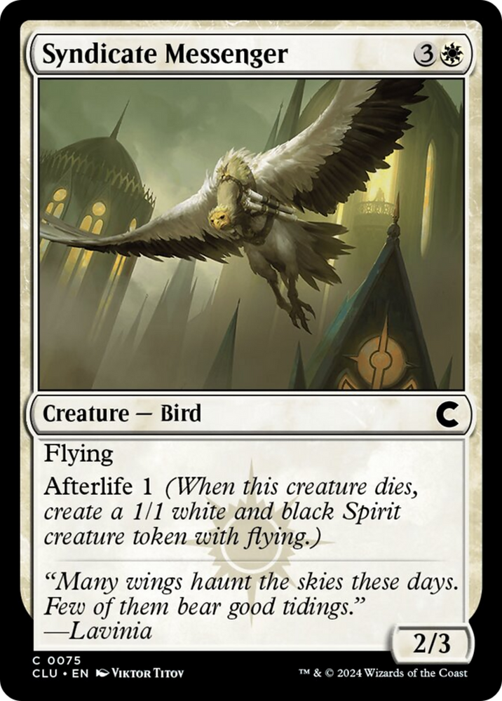 Magic | Syndicate Messenger [Ravnica: Clue Edition] | The Nerd Merchant