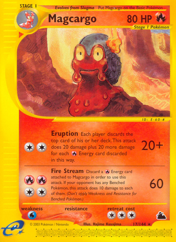 Pokemon | Magcargo (17/144) [Skyridge] | The Nerd Merchant