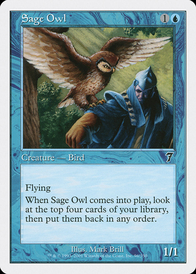Magic | Sage Owl [Seventh Edition] | The Nerd Merchant