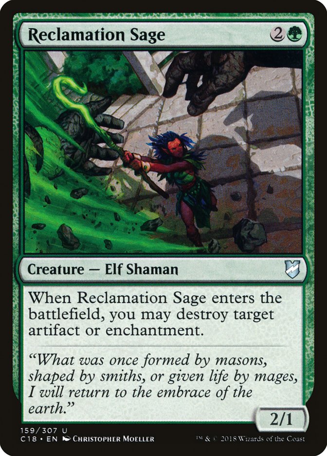 Magic | Reclamation Sage [Commander 2018] | The Nerd Merchant