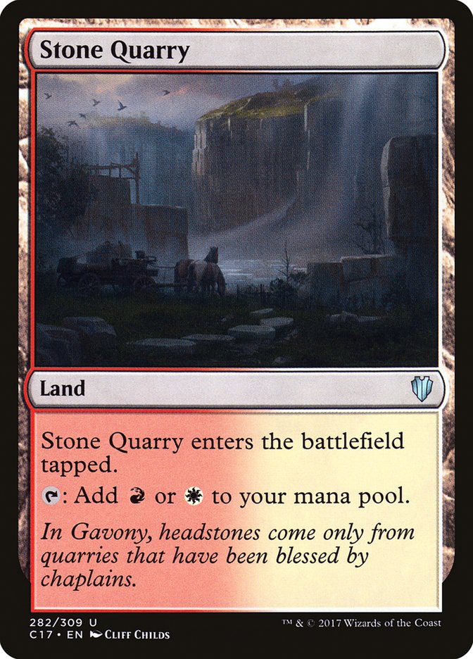 Magic | Stone Quarry [Commander 2017] | The Nerd Merchant