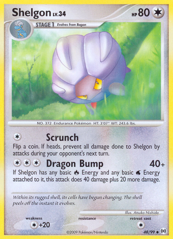 Pokemon | Shelgon (48/99) [Platinum: Arceus] | The Nerd Merchant