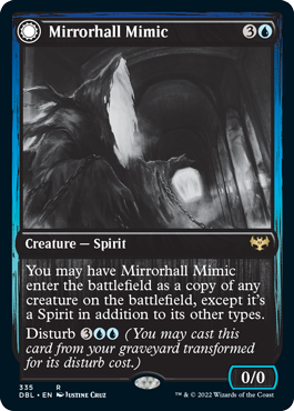 Magic | Mirrorhall Mimic // Ghastly Mimicry [Innistrad: Double Feature] | The Nerd Merchant