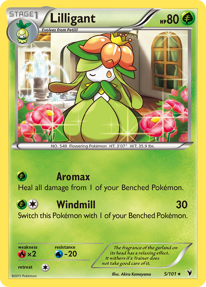 Pokemon | Lilligant (5/101) [Black & White: Noble Victories] | The Nerd Merchant