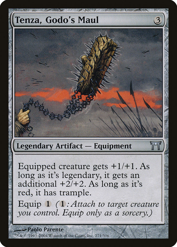 Magic | Tenza, Godo's Maul [Champions of Kamigawa] | The Nerd Merchant