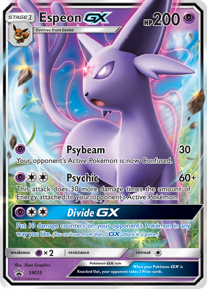 Pokemon | Espeon GX (SM35) [Sun & Moon: Black Star Promos] | The Nerd Merchant