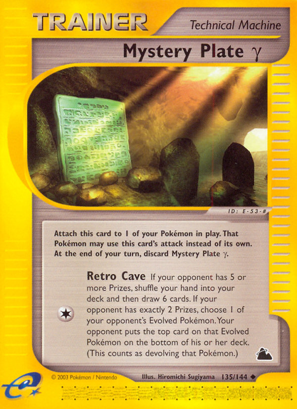 Pokemon | Mystery Plate Gamma (135/144) [Skyridge] | The Nerd Merchant