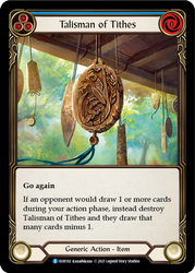 Flesh and Blood TCG | Talisman of Tithes [EVR192] (Everfest)  1st Edition Cold Foil | The Nerd Merchant