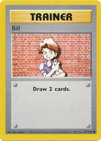 Pokemon | Bill (91/102) [Base Set Shadowless Unlimited] | The Nerd Merchant