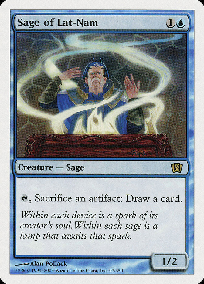 Magic | Sage of Lat-Nam [Eighth Edition] | The Nerd Merchant