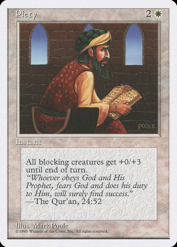 Magic | Piety [Fourth Edition] | The Nerd Merchant