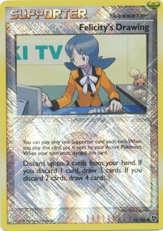 Pokemon | Felicity's Drawing (98/106) (League Promo) [Diamond & Pearl: Great Encounters] | The Nerd Merchant
