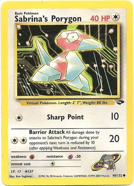 Pokemon | Sabrina's Porygon (98/132) [Gym Challenge Unlimited] | The Nerd Merchant