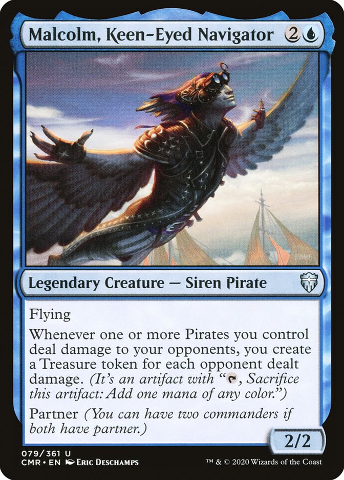Magic | Malcolm, Keen-Eyed Navigator [Commander Legends] | The Nerd Merchant